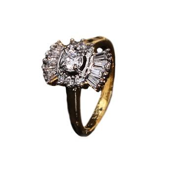 Multicolor gold plated antique gold Copper   Ring 1