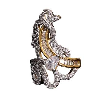 Multicolor gold plated antique gold Copper   Ring 1