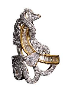 Multicolor gold plated antique gold Copper   Ring