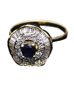 Multicolor gold plated antique gold Copper   Ring