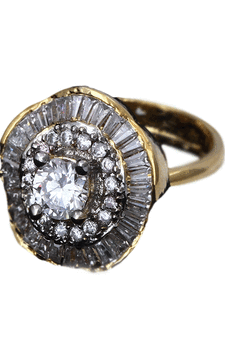 Multicolor gold plated antique gold Copper   Ring