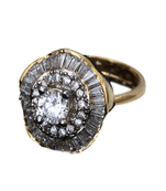 Multicolor gold plated antique gold Copper   Ring