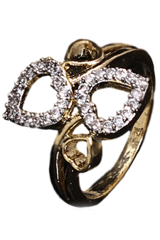 Multicolor gold plated antique gold Copper   Ring