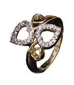 Multicolor gold plated antique gold Copper   Ring