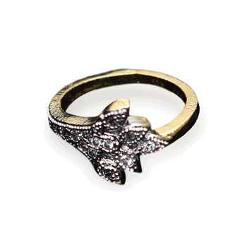 Multicolor gold plated antique gold Copper   Ring 1