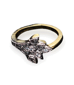 Multicolor gold plated antique gold Copper   Ring