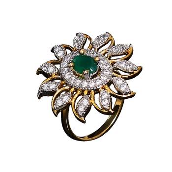 Multicolor gold plated antique gold Copper   Ring 1