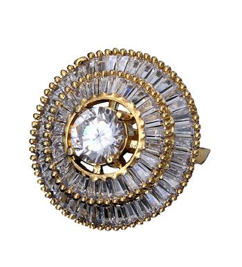 Multicolor gold plated antique gold Copper   Ring 1