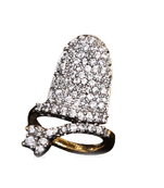 Multicolor gold plated antique gold Copper   Ring