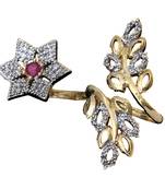 Multicolor gold plated antique gold Copper   Ring