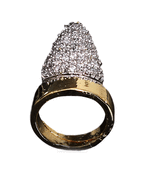 Multicolor gold plated antique gold Copper   Ring