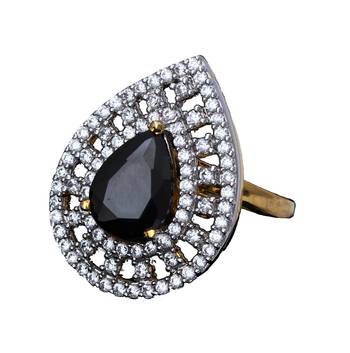 Multicolor gold plated antique gold Copper   Ring 1