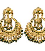 Green gold plated antique gold Copper 4 Pair of Earring