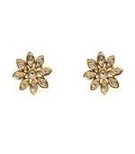 Multicolor kundan antique gold Copper   Pair of Earring