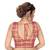 Red Bandhani Silk Printed Readymade Saree Blouse