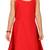 Red plain cotton kids-frocks