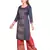 Blue printed cotton girls kurtis and bottom