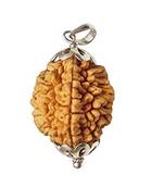 Brown plain yellow gold Brass And Beads  Pendant