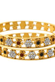 Gold bangles-and-bracelets