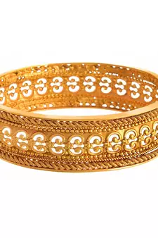 Gold bangles-and-bracelets