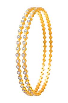 Gold diamond bangles-and-bracelets