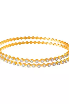 Gold diamond bangles-and-bracelets