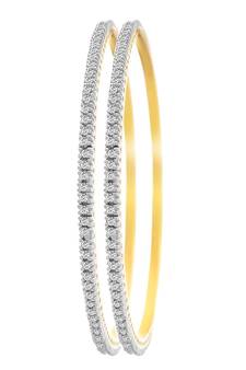 Gold diamond bangles-and-bracelets