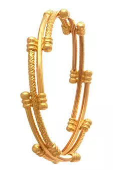 Gold bangles-and-bracelets