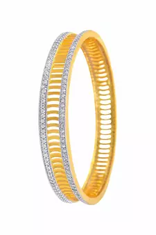 Gold diamond bangles-and-bracelets