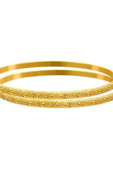 Gold bangles-and-bracelets