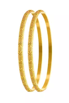 Gold bangles-and-bracelets