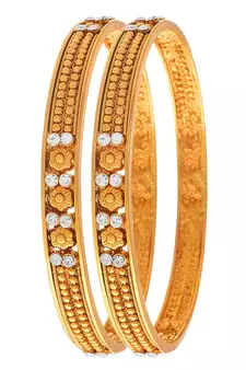 Gold diamond bangles-and-bracelets