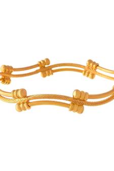 Gold bangles-and-bracelets