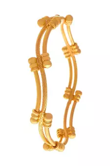 Gold bangles-and-bracelets