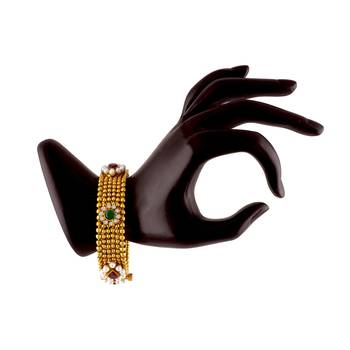 Gold diamond bangles-and-bracelets 3