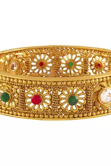 Gold bangles-and-bracelets