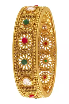 Gold bangles-and-bracelets