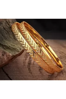 Gold bangles-and-bracelets