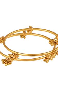 Gold bangles-and-bracelets
