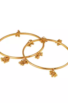 Gold bangles-and-bracelets