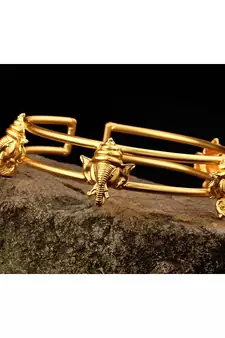 Gold bangles-and-bracelets