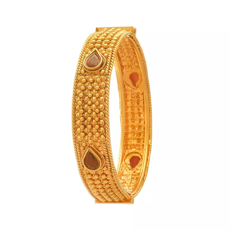Gold bangles-and-bracelets