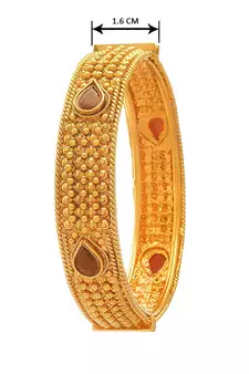 Gold bangles-and-bracelets
