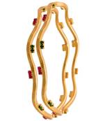 Gold diamond bangles-and-bracelets