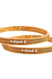 Gold diamond bangles-and-bracelets