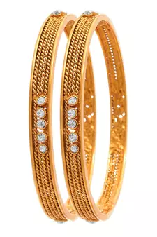 Gold diamond bangles-and-bracelets
