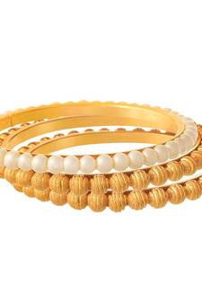 Gold bangles-and-bracelets