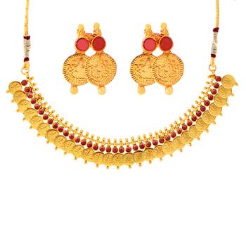 Red cubic zirconia necklace-sets 1