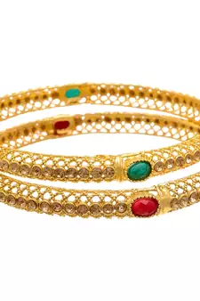 Gold diamond bangles-and-bracelets