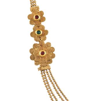 Red cubic zirconia necklace-sets 3